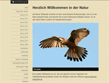 Tablet Screenshot of natur-beobachtungen.de